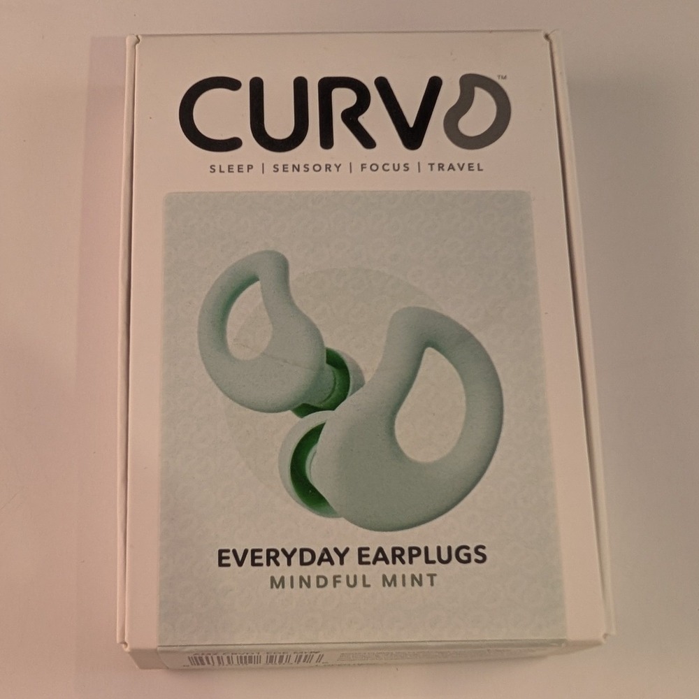 Curvd Everyday Earplugs Replacement Tips Mindful Mint Multiple Sizes Silicone